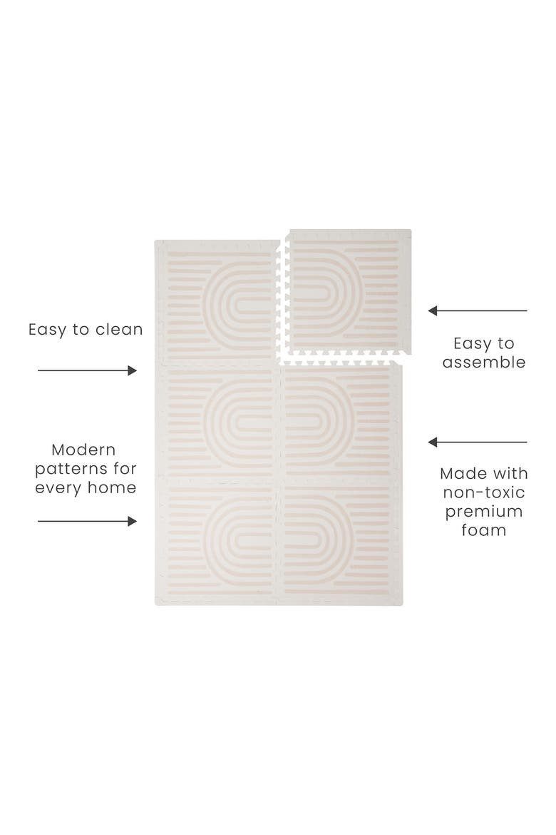 FoamPuzzle Baby Playmat, Alternate, color, LINEN