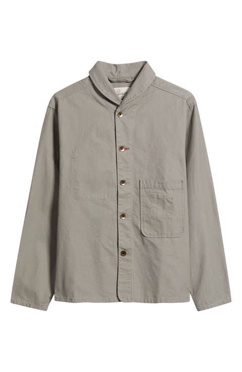 Shepherds Organic Cotton Canvas Button-Up Shirt