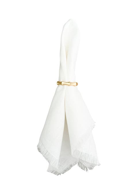 Metal Napkin Rings- Set of 4