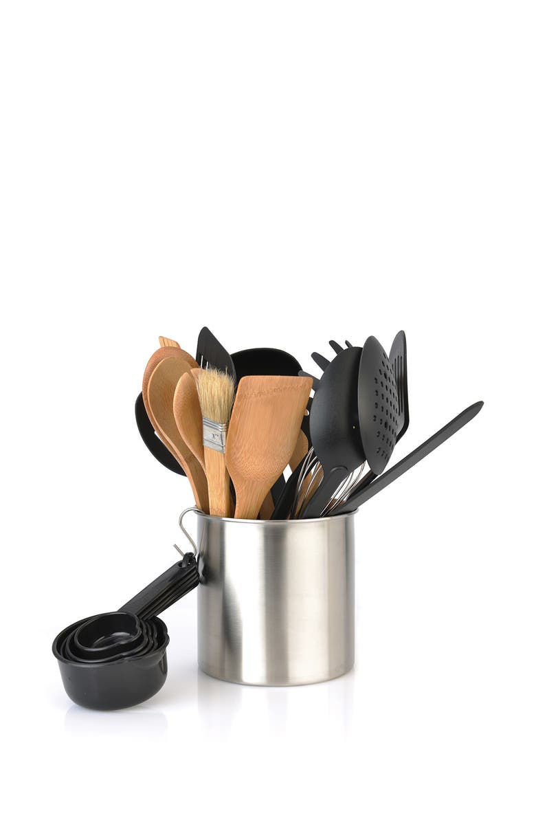 BERGHOFF INTERNATIONAL Silver Tub of Tools 23-Piece Set, Alternate, color, 