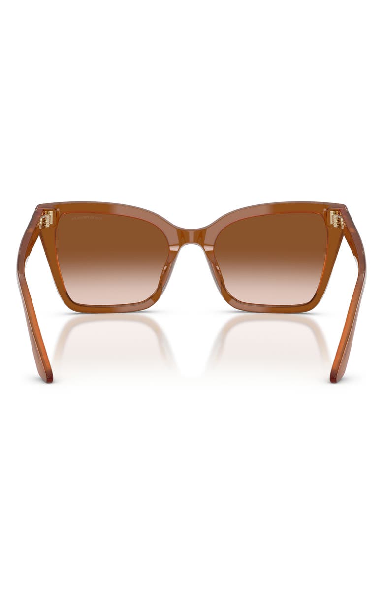Emporio Armani 53mm Gradient Square Sunglasses, Alternate, color,