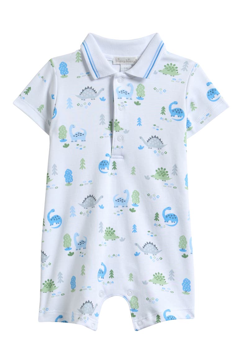Short Polo Romper, Main, color, MULTI