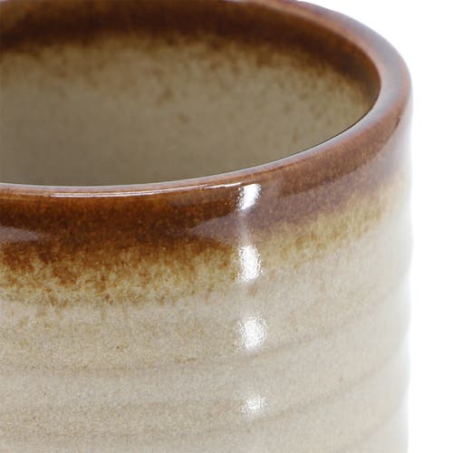 Gibson Home Terra Bella 4 Piece 18.5 Ounce Terracotta Mug Set In Brown