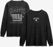 FANATICS Men's Fanatics Black New York Giants Midnight Falls Long Sleeve T-Shirt