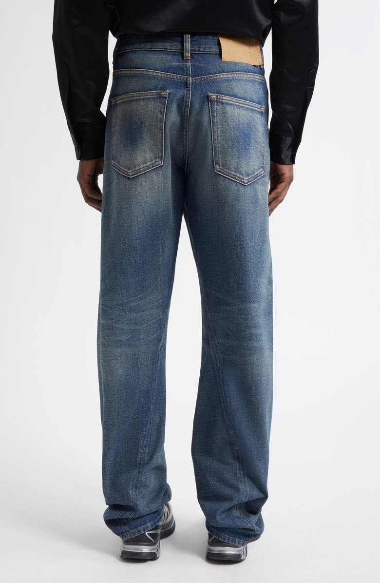 MM6 Maison Margiela Wide Leg Jeans, Alternate, color, Medium Blue