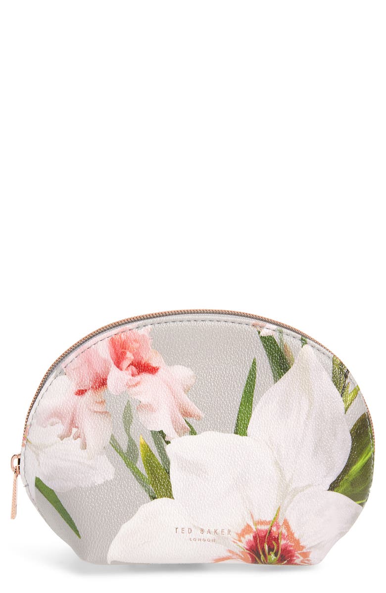 Ted Baker London Margita Chatsworth Bloom Cosmetic Bag, Main, color, 