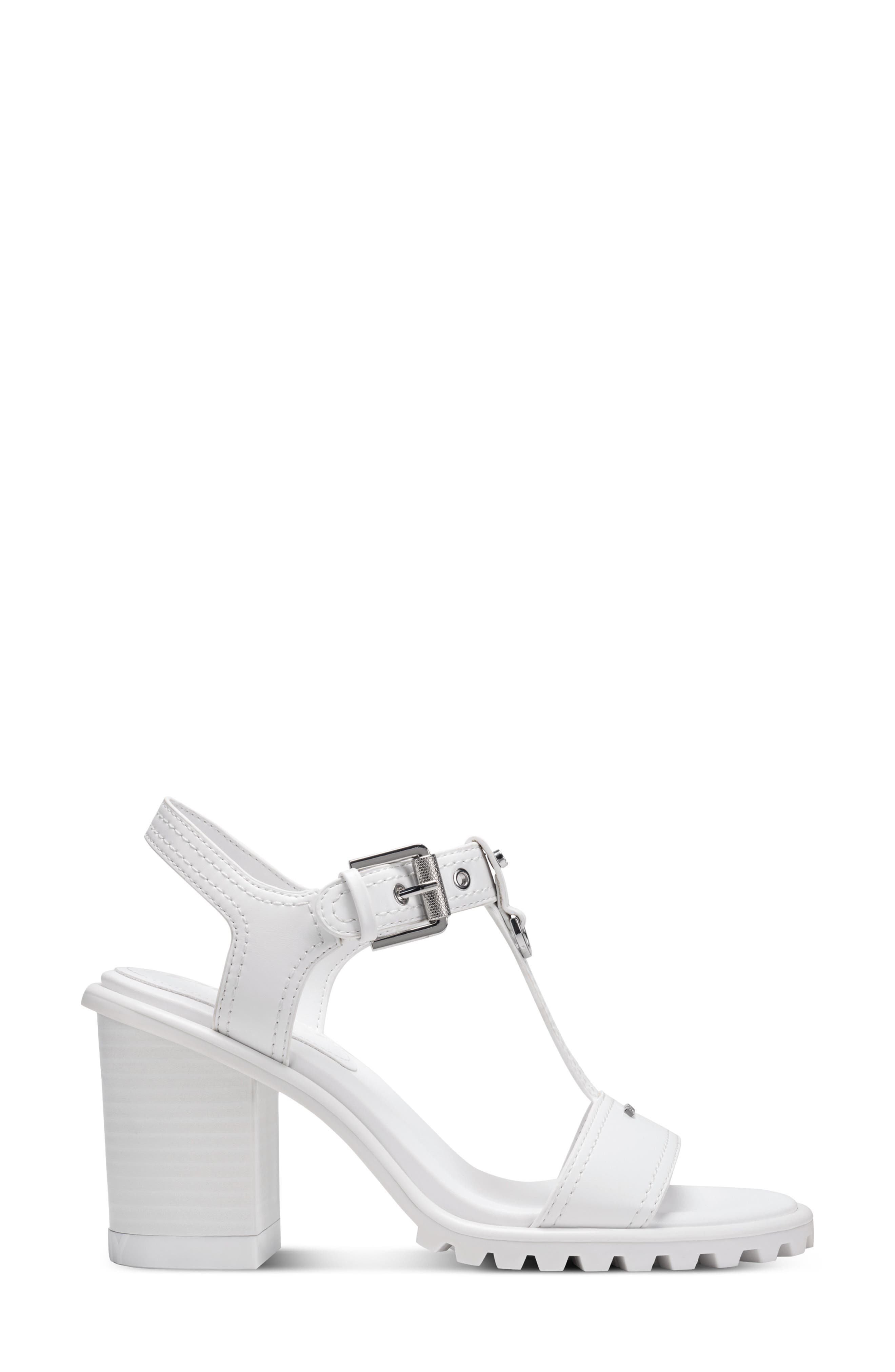 Marg Ankle Strap Sandal, Alternate, color, WHITE