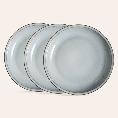 Lily Stoneware Dinner Plate 9.4" Set of 3