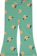 BABYFACE Floral Print Flared Leggings