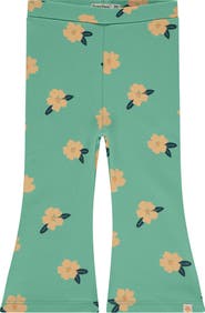 BABYFACE Floral Print Flared Leggings