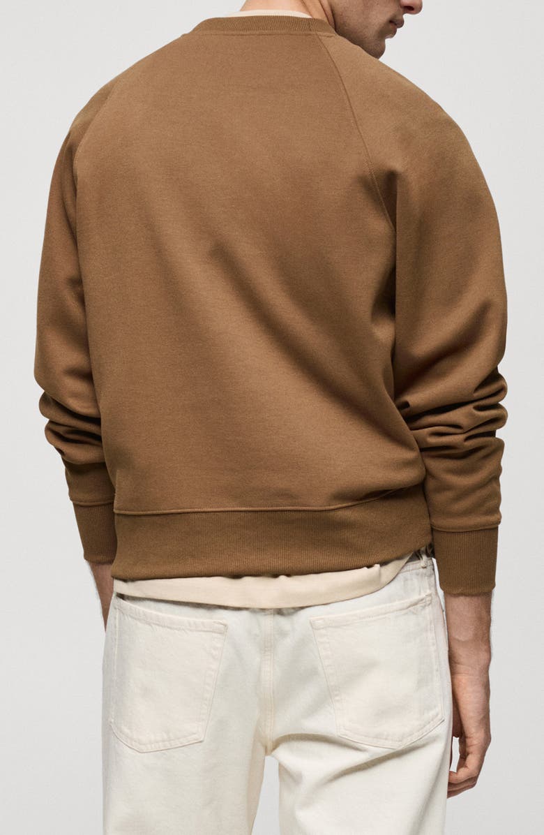 MANGO Relaxed Fit Crewneck Sweatshirt, Alternate, color,