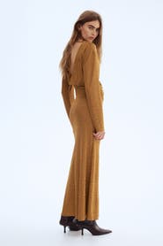 H&M Draped Midi Dress