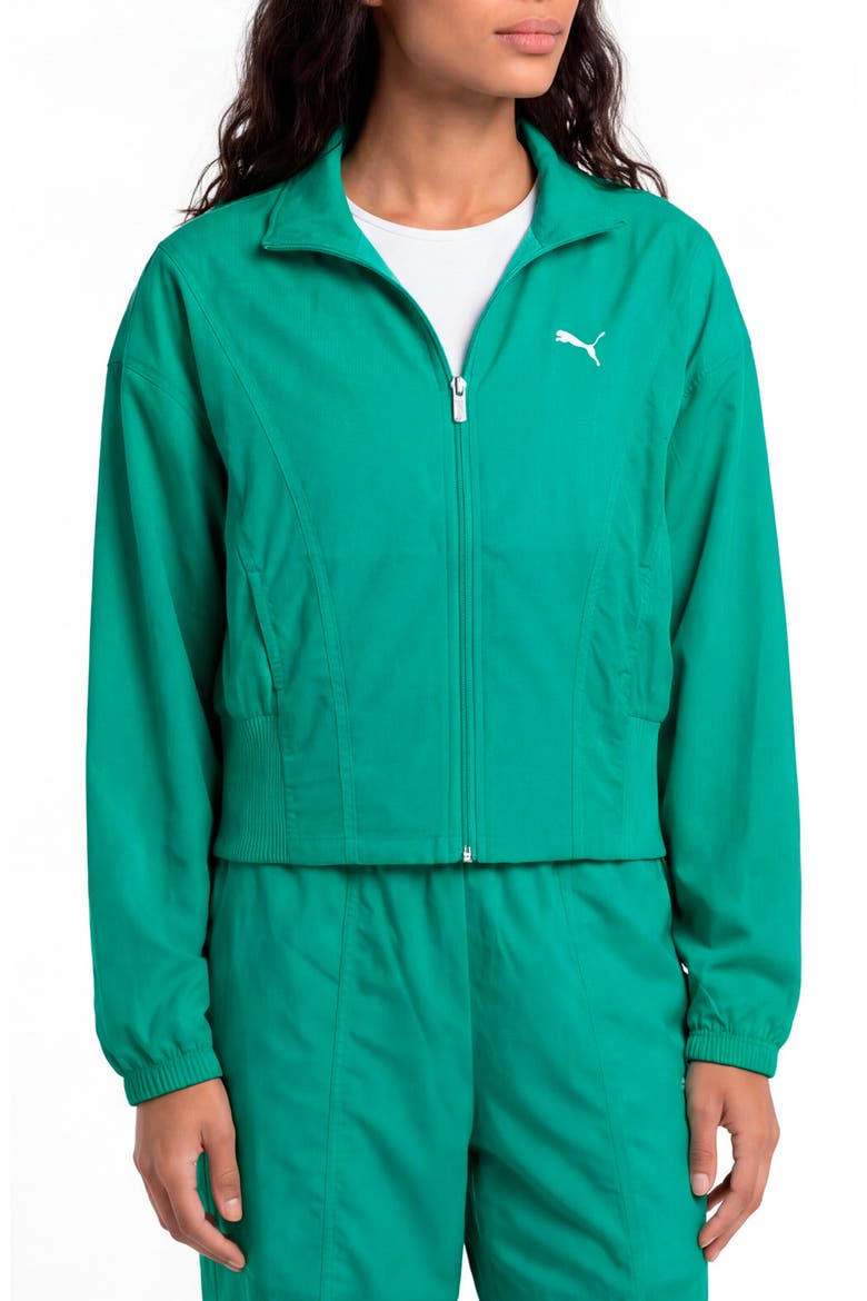 Dare to Oversize Water Repellent Jacket, Main, color, VIBRANT GREEN