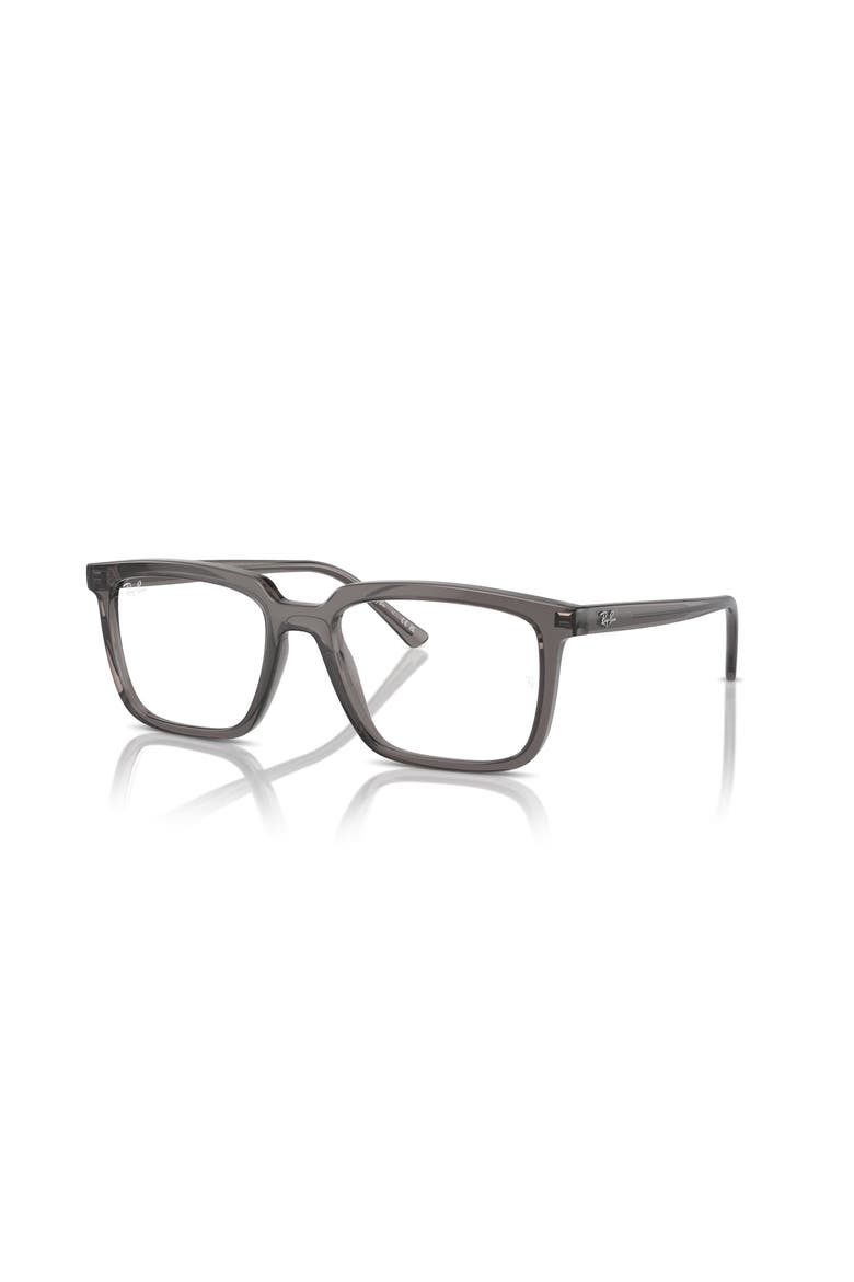 54mm Rectangle optical glasses, Main, color, Grey