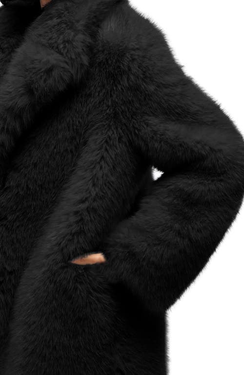 Azalea Wang Bcardi Faux Fur Coat In Black