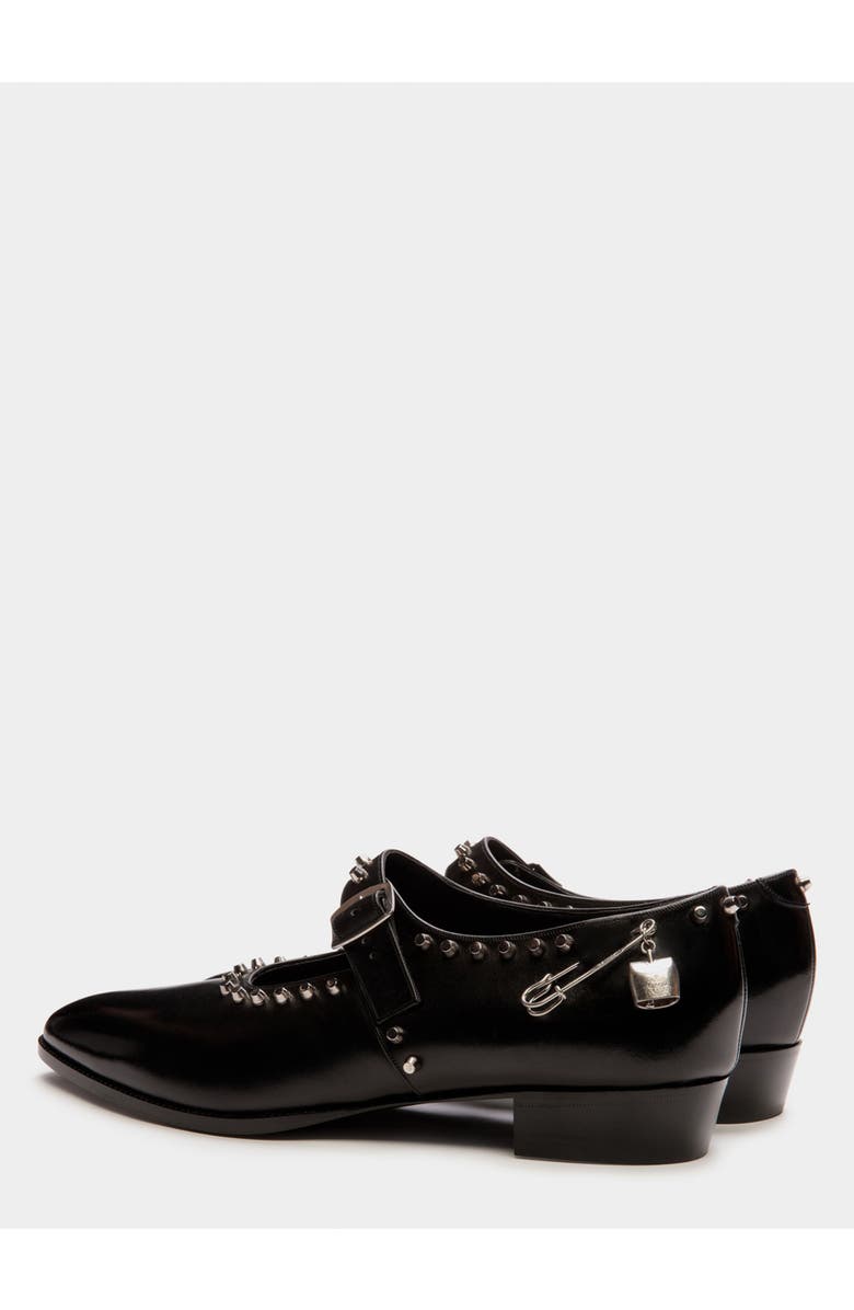 Bally Glendale Mary-Jane in Leather with Studs, Alternate, color, Black