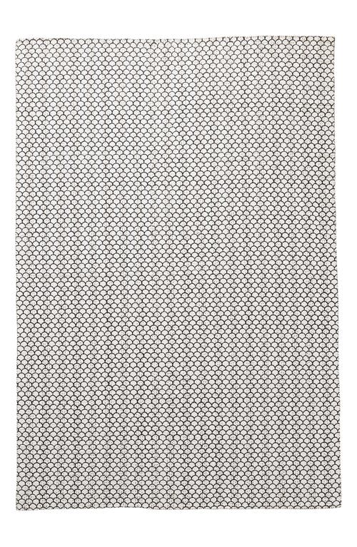 Melange Home Scallop Kantha Cotton Throw Blanket In Indigo
