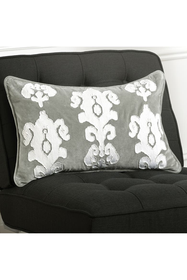 Alida Decorative Throw Pillow Collection, Alternate, color, Silver