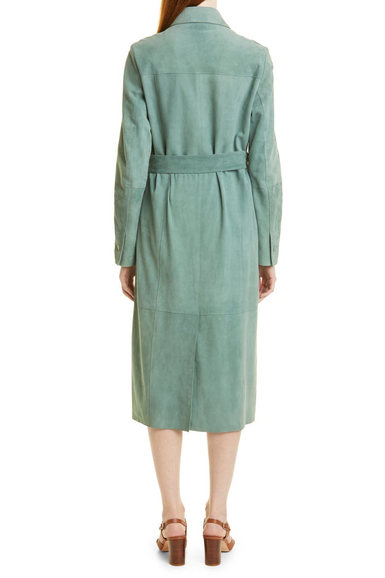 Soseda Belted Suede Jacket, Alternate, color, MINERAL