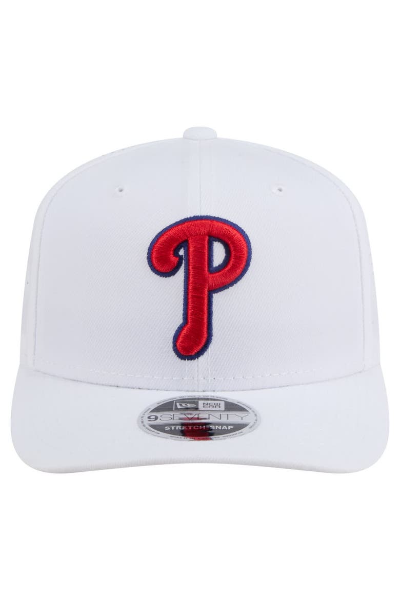 Men's New Era White Philadelphia Phillies COOLERA 9SEVENTY Adjustable Hat, Alternate, color, White