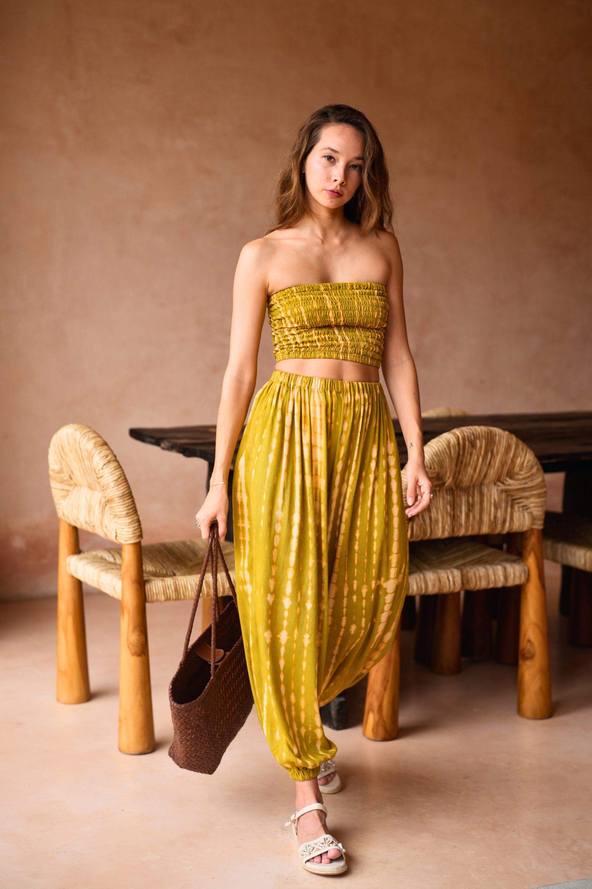 PINK HALEY Garcia Artisan Handwoven Leather Tote, Alternate, color, Brown