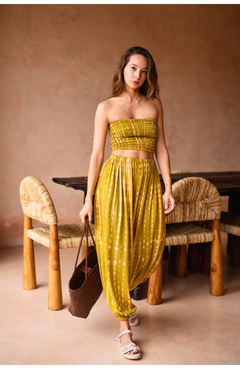 PINK HALEY Garcia Artisan Handwoven Leather Tote, Alternate, color, Brown