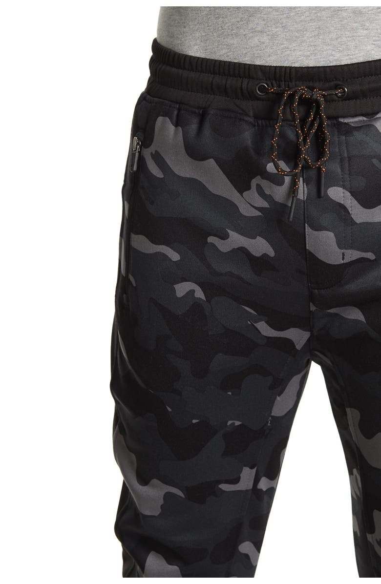 BURNSIDE Camo Fleece Drawstring Pants, Alternate, color, 