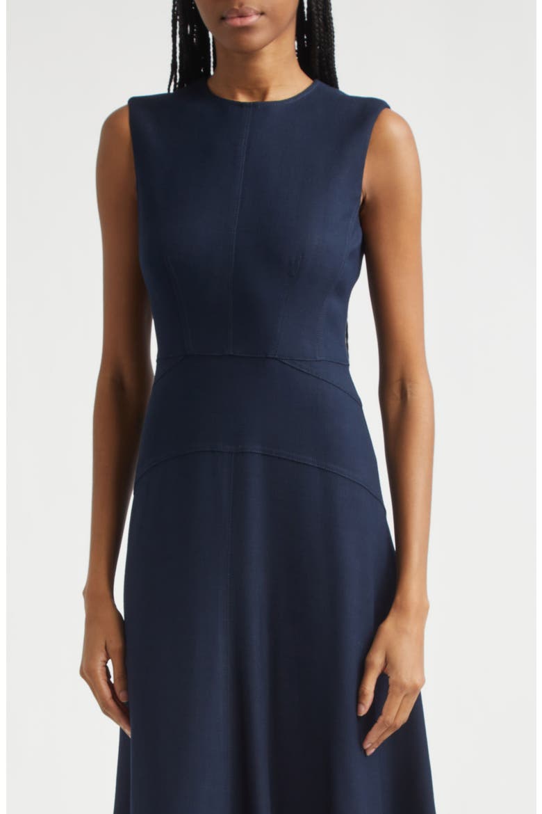 Karrigan Midi Dress, Alternate, color, NAVY