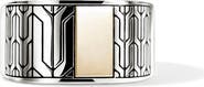 John Hardy Icon 50 Mixed Metal Signet Ring