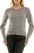Socialite Button Front Cardigan