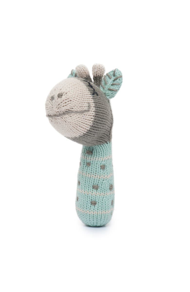 Finn + Emma Organic Cotton Mini Rattle, Main, color, Ami The Giraffe