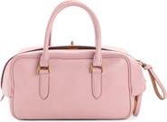 Balenciaga Small Le 7 Leather Bowling Bag