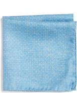 Jack Victor Keele Neat Dot Silk Pocket Square