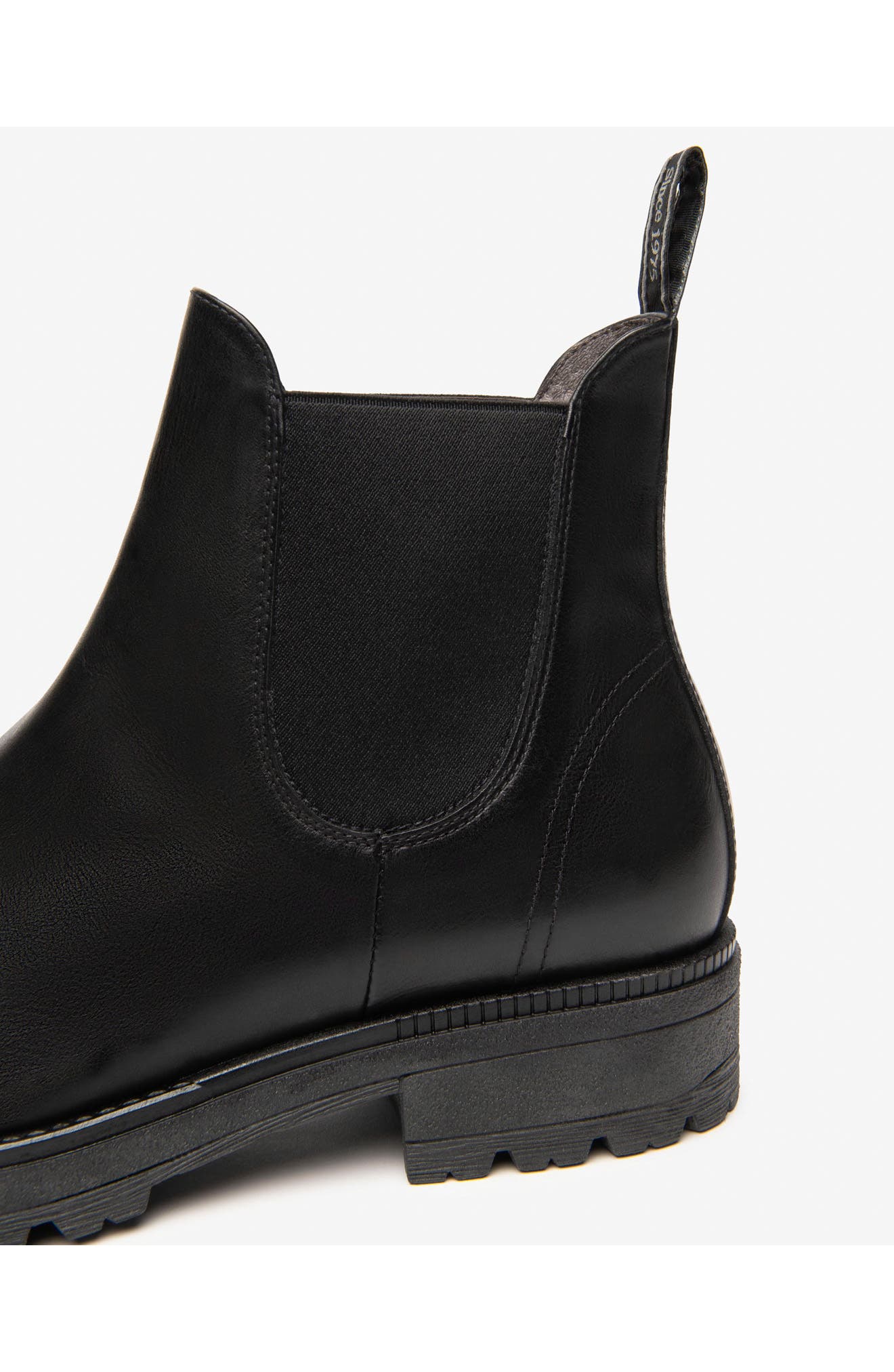 Leather Chelsea Boot, Alternate, color, BLACK