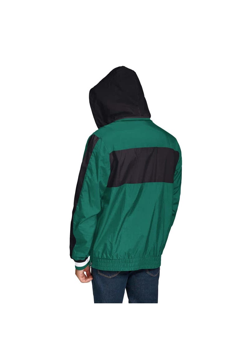 Men's Tommy Hilfiger Green New York Jets Gael Lightweight Half-Zip Hoodie Jacket, Alternate, color, Green