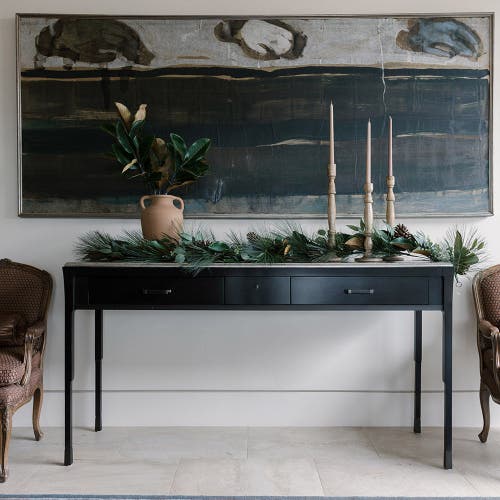 Cg Hunter 6' Magnolia, Eucalyptus, Pinecone, & Needle Pine Garland In Green