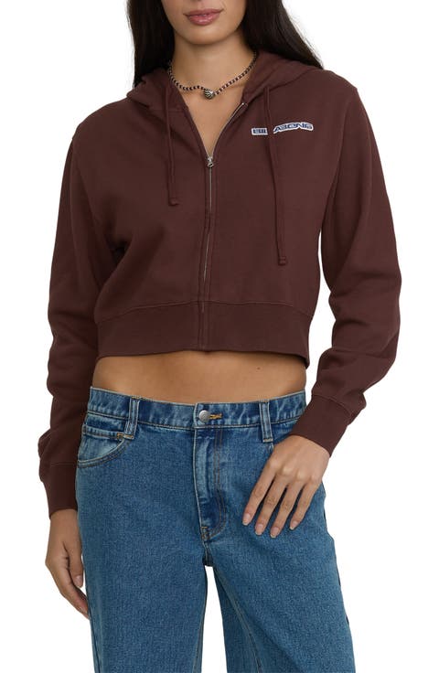 Star Crossed Embroidered Zip Hoodie