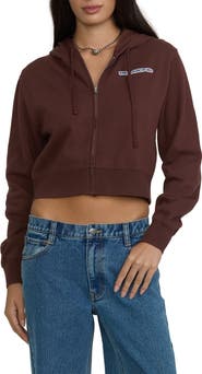 Billabong Star Crossed Embroidered Zip Hoodie