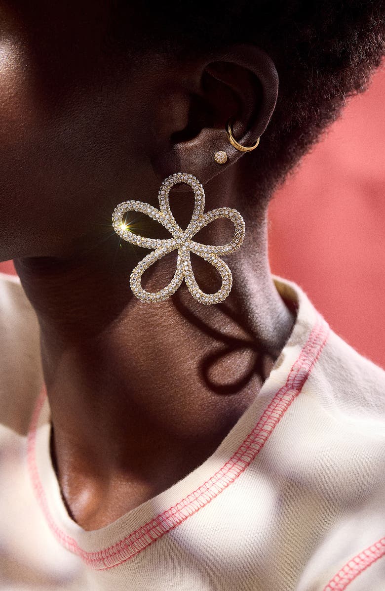 BaubleBar Jordy Flower Earrings, Alternate, color,