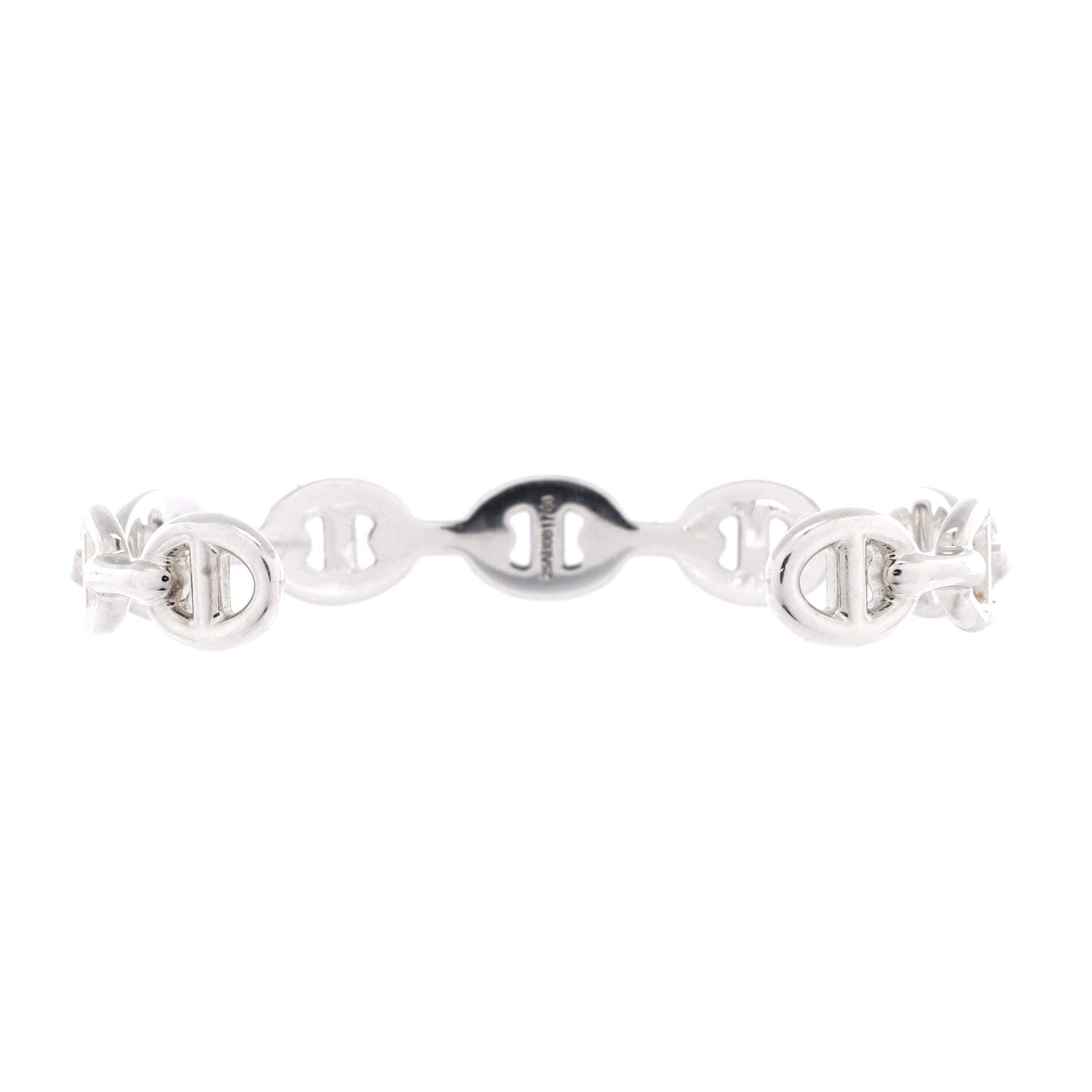 81034712 Chaine d'Ancre Enchainee Cuff Bracelet Sterling Silver Medium, Alternate, color, 