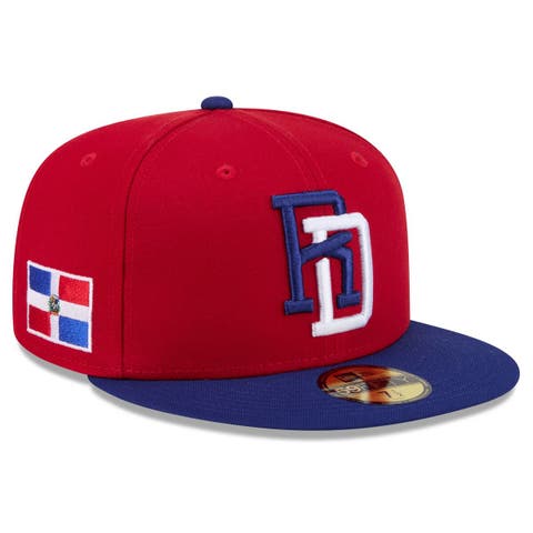 Men's New Era  Red/Blue Dominican Republic Baseball 2026 World Baseball Classic 59FIFTY Fitted Hat