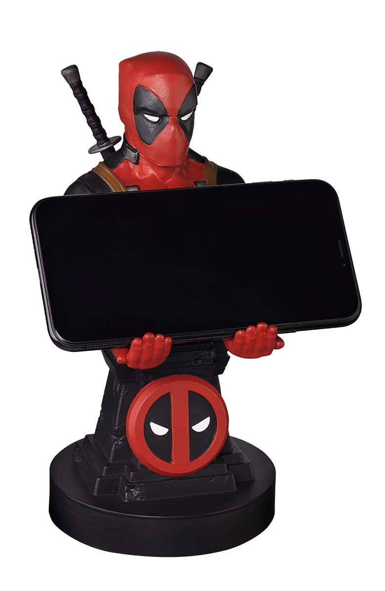 Exquisite Gaming Marvel Deadpool Plinth Phone and Gaming Controller Holder, Alternate, color, Multicolored