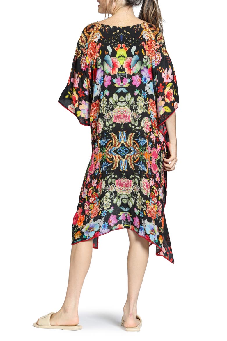 Print Midi Caftan, Alternate, color, BLACK MULTI