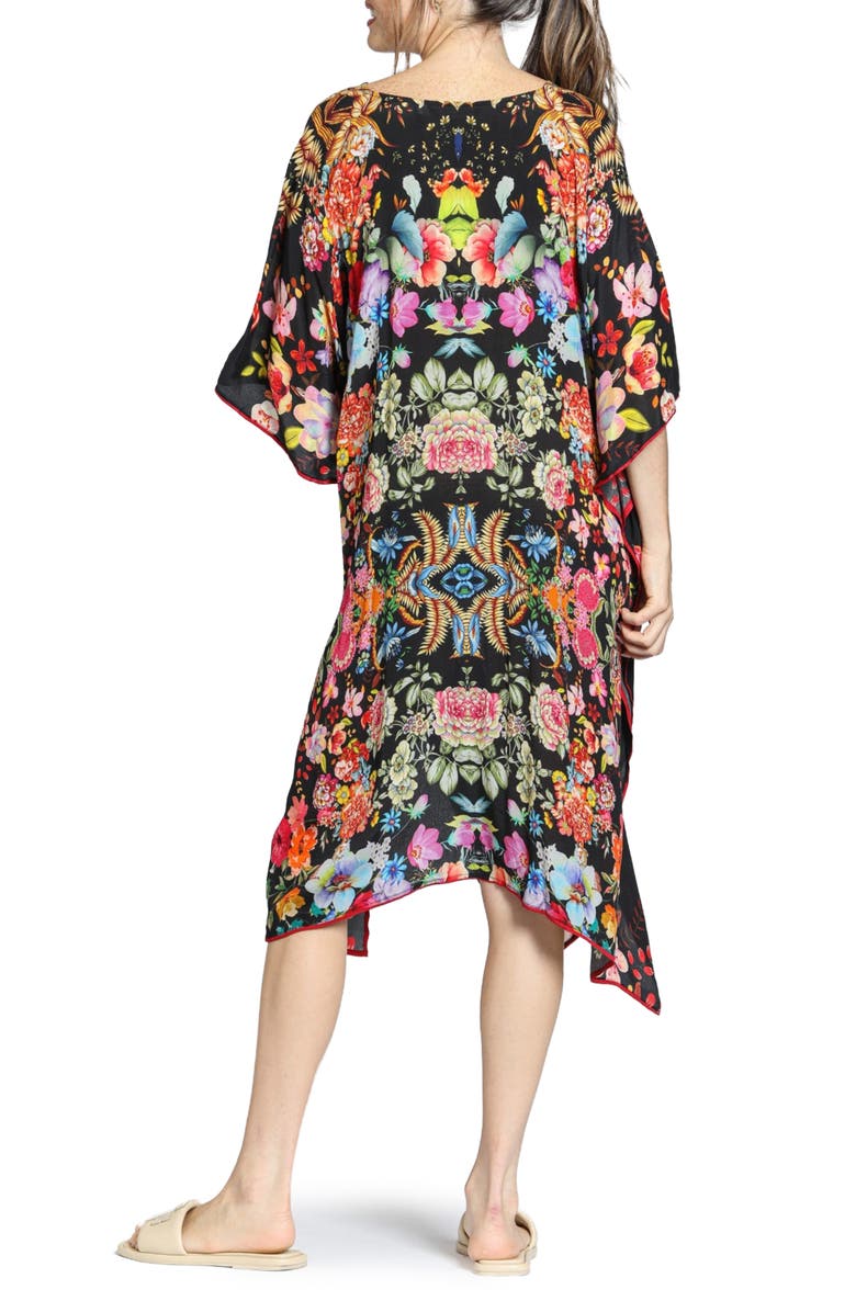 APNY Print Midi Caftan, Alternate, color, Black Multi