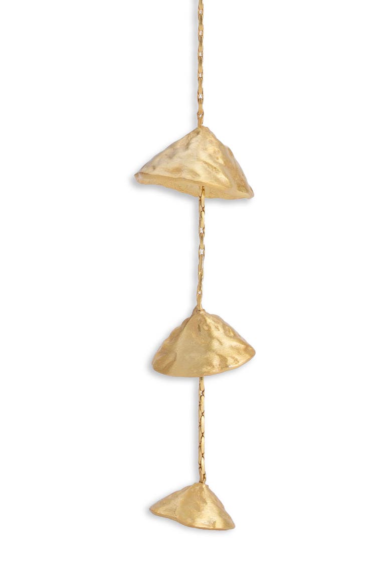 Rani Hammered Linear Drop Earrings, Alternate, color, GOLD