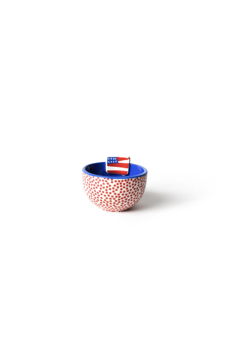 Flag Embellishment Bowl, Main, color, Red