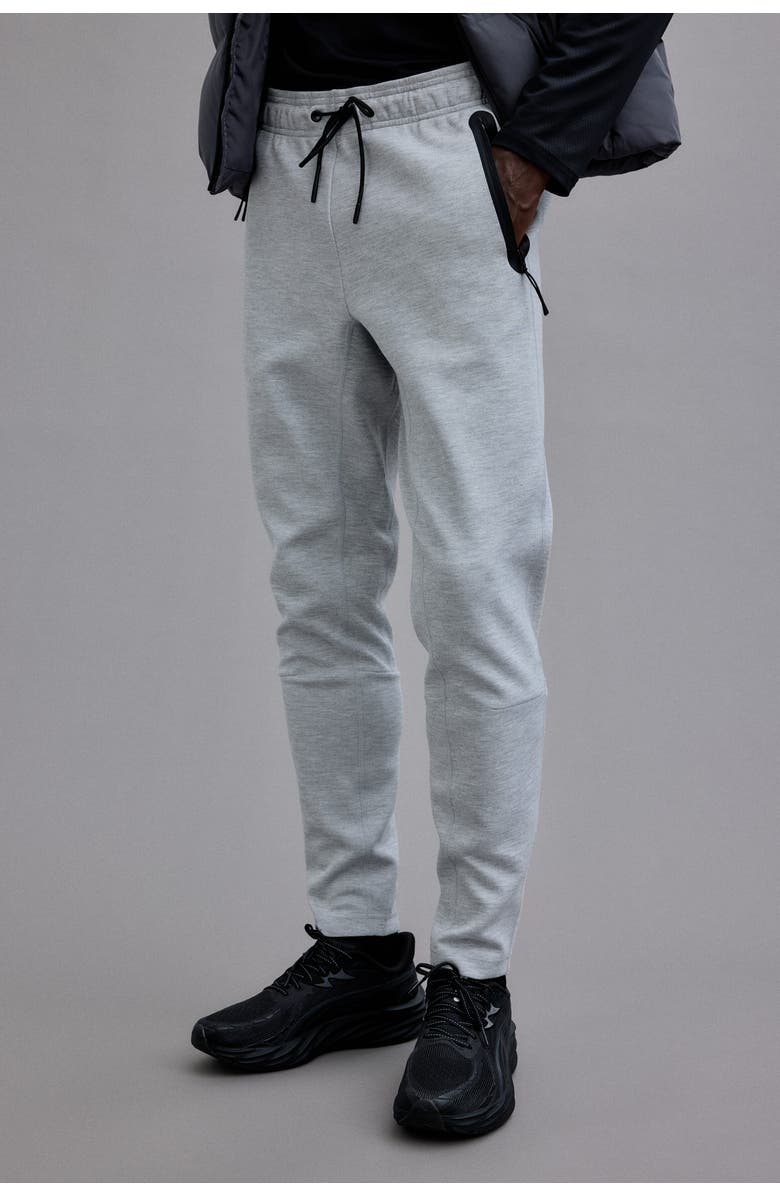 H&M Slim-fit sports joggers with drymove, Alternate, color, Light Gray Melange