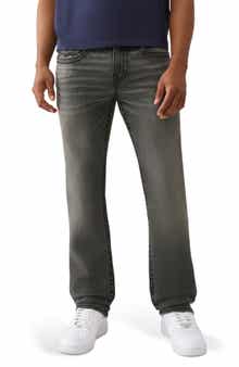 True Religion Ricky Stud T-Flap Straight Leg Jeans