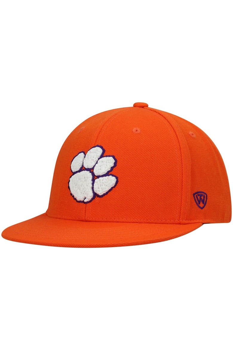 Men's Top of the World Orange Clemson Tigers Team Color Fitted Hat, Main, color, Orange