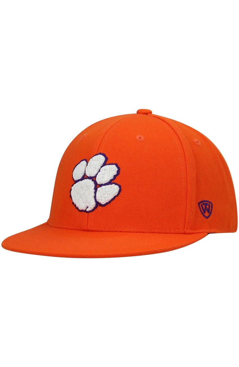 TOP OF THE WORLD Men
s Top of the World Orange Clemson Tigers Team Color Fitted Hat, Main, color, Orange